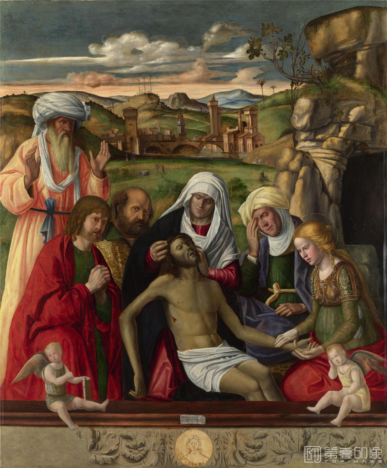 油画-大英博物馆藏画-Andrea Busati - The Entombment-0156
